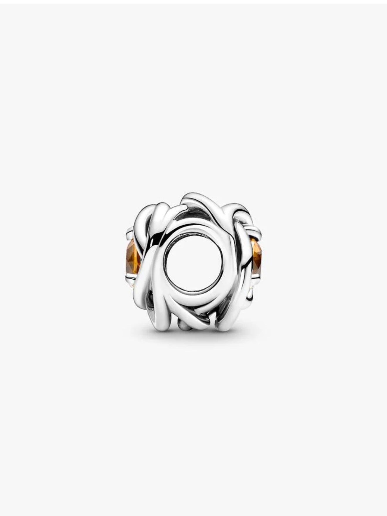 Pandora November Honey Eternity Circle Charm