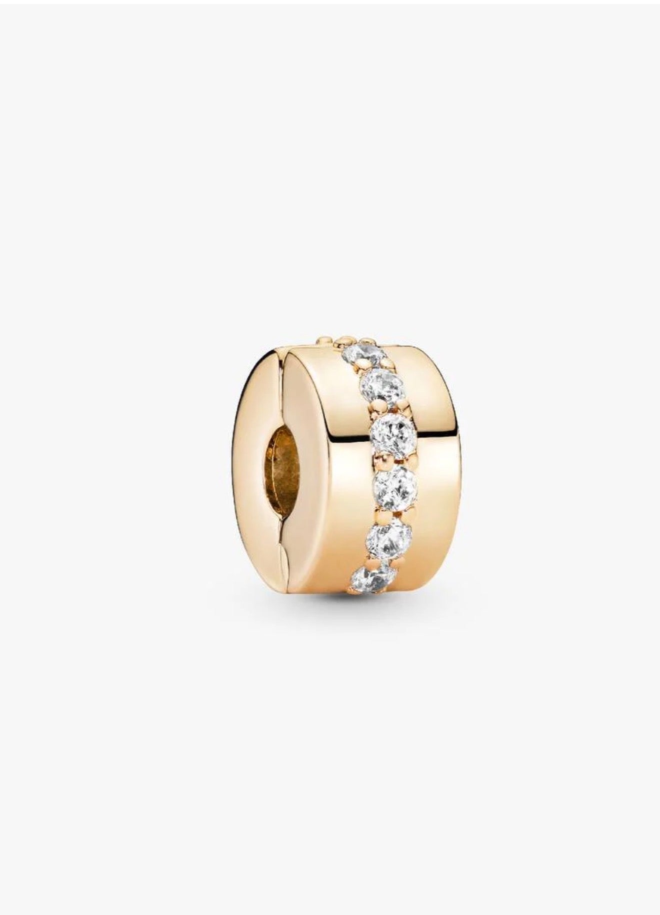Pandora Clear Sparkling Row Clip Charm