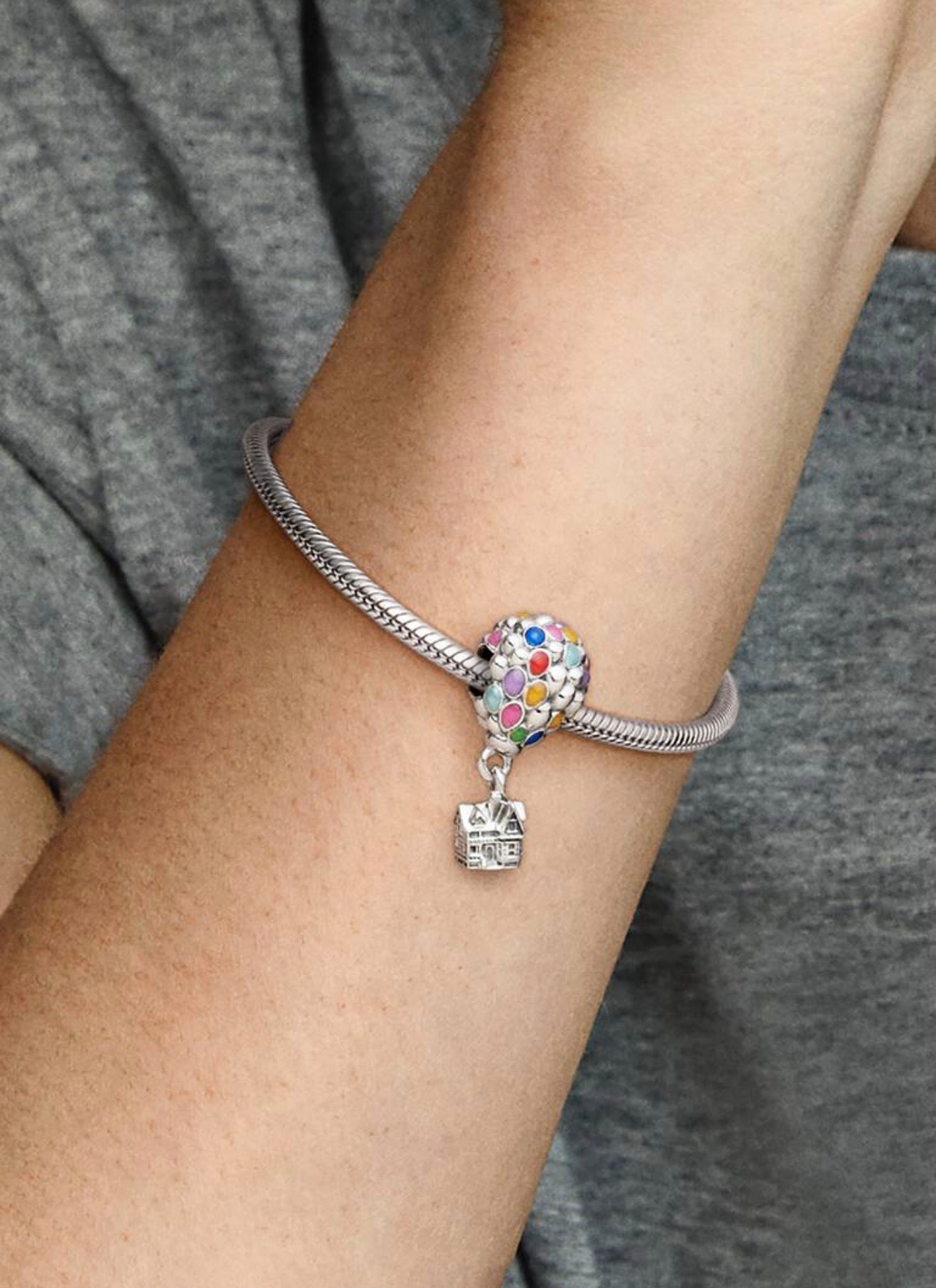 Pandora Disney Pixar Up House & Balloons Charm