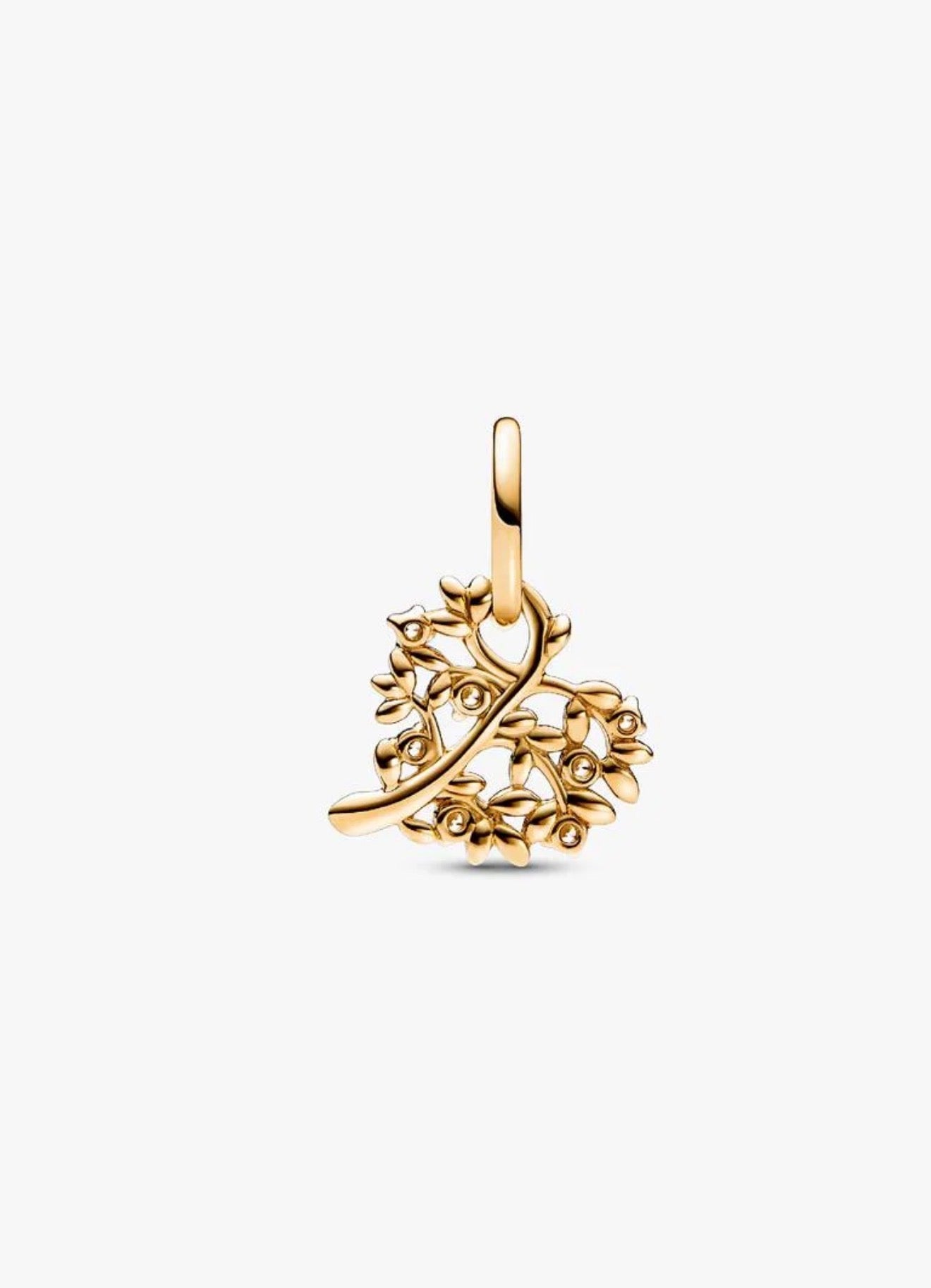 Pandora Sparkling Heart & Family Tree Dangle Charm