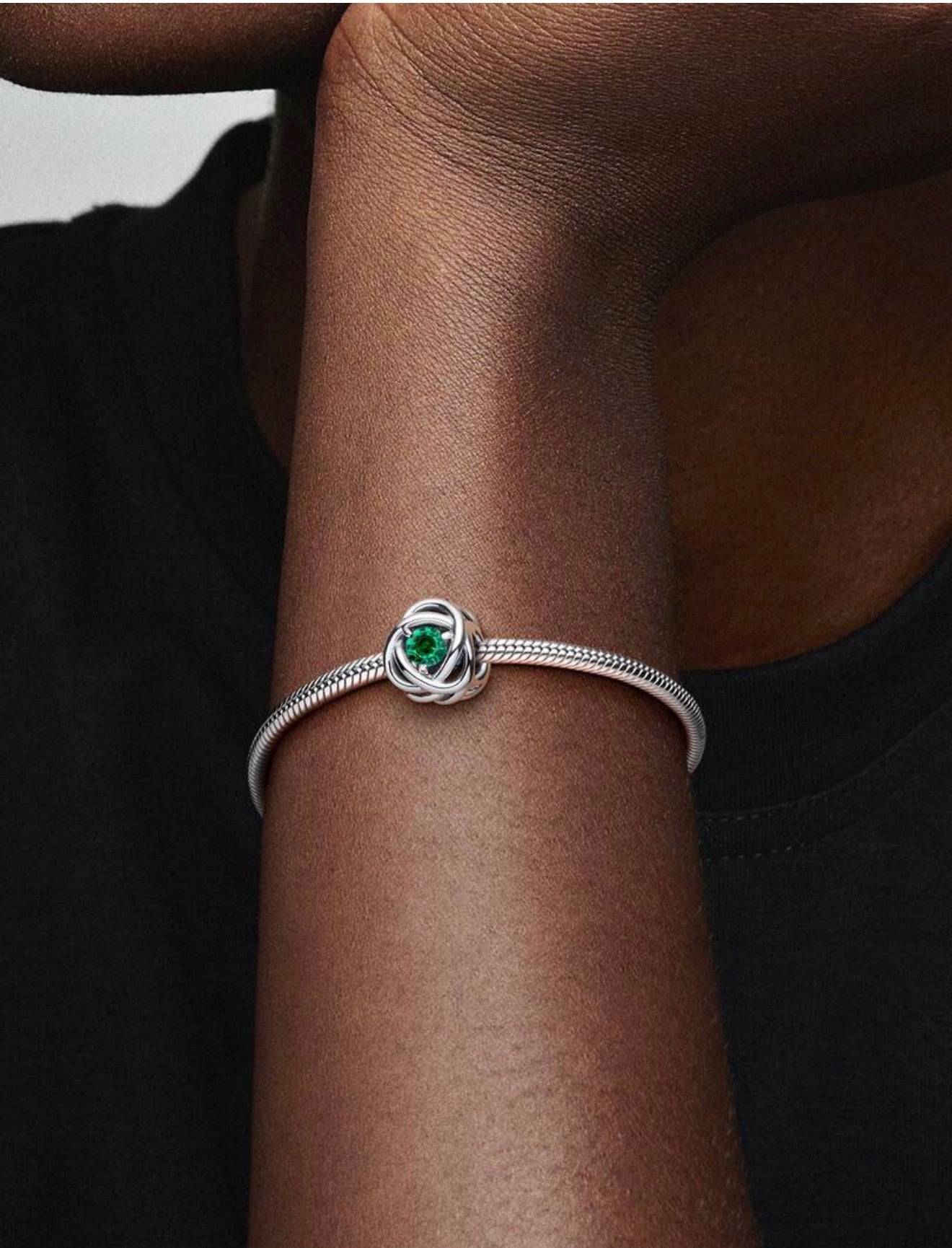 Pandora May Green Eternity Circle Charm