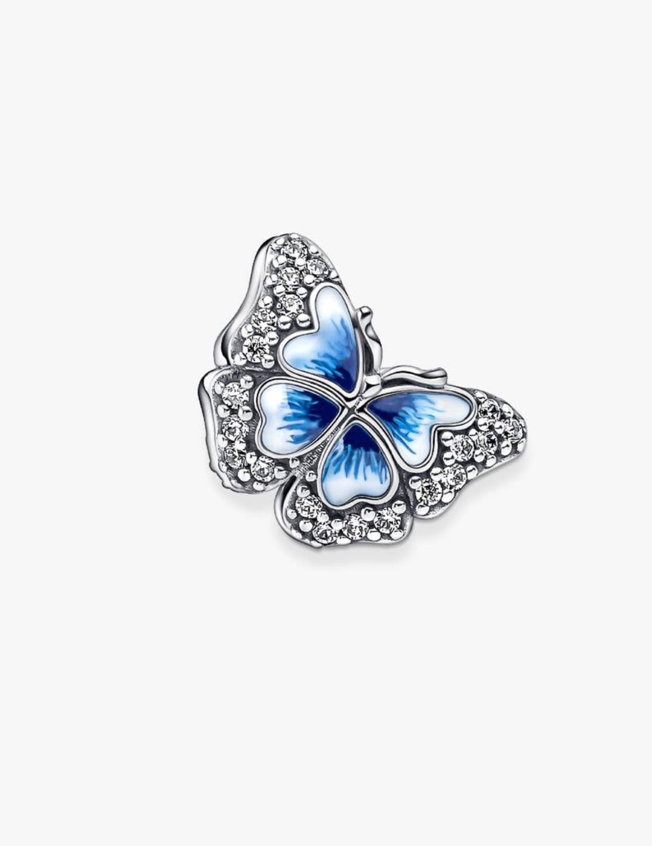 Pandora Blue Butterfly Sparkling Charm