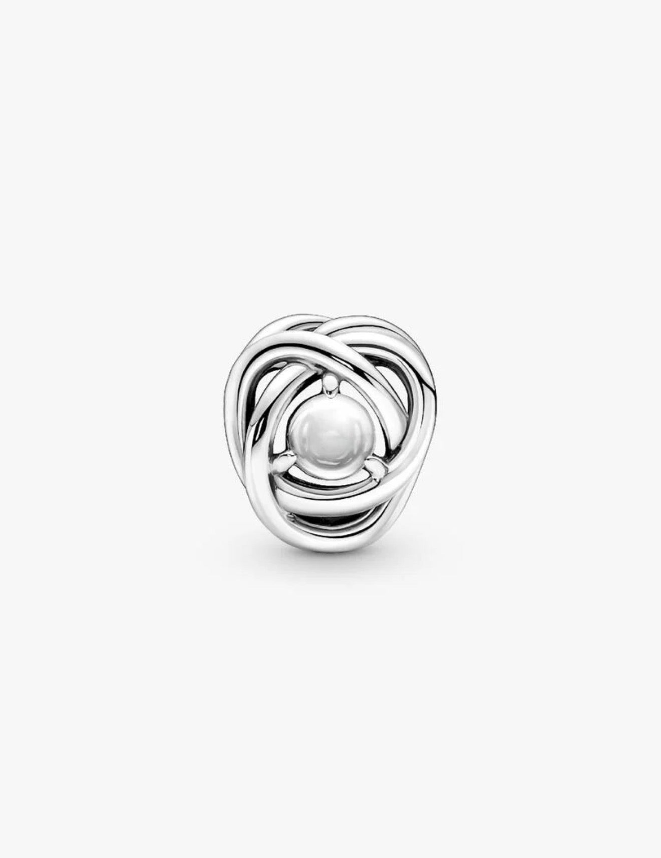 Pandora April Clear Eternity Circle Charm