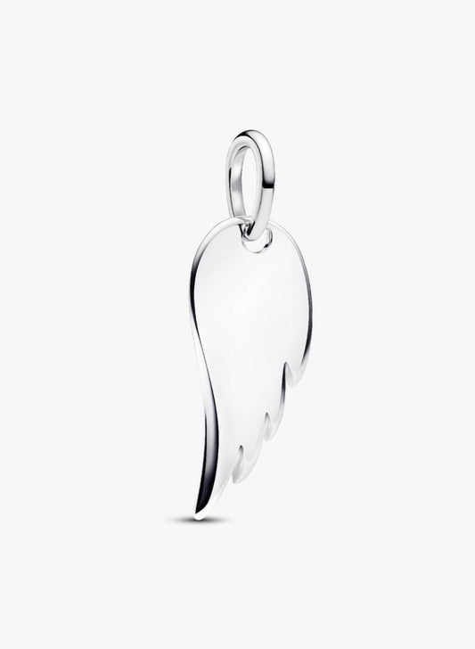 Pandora Engravable Angel Wing Tag Pendant
