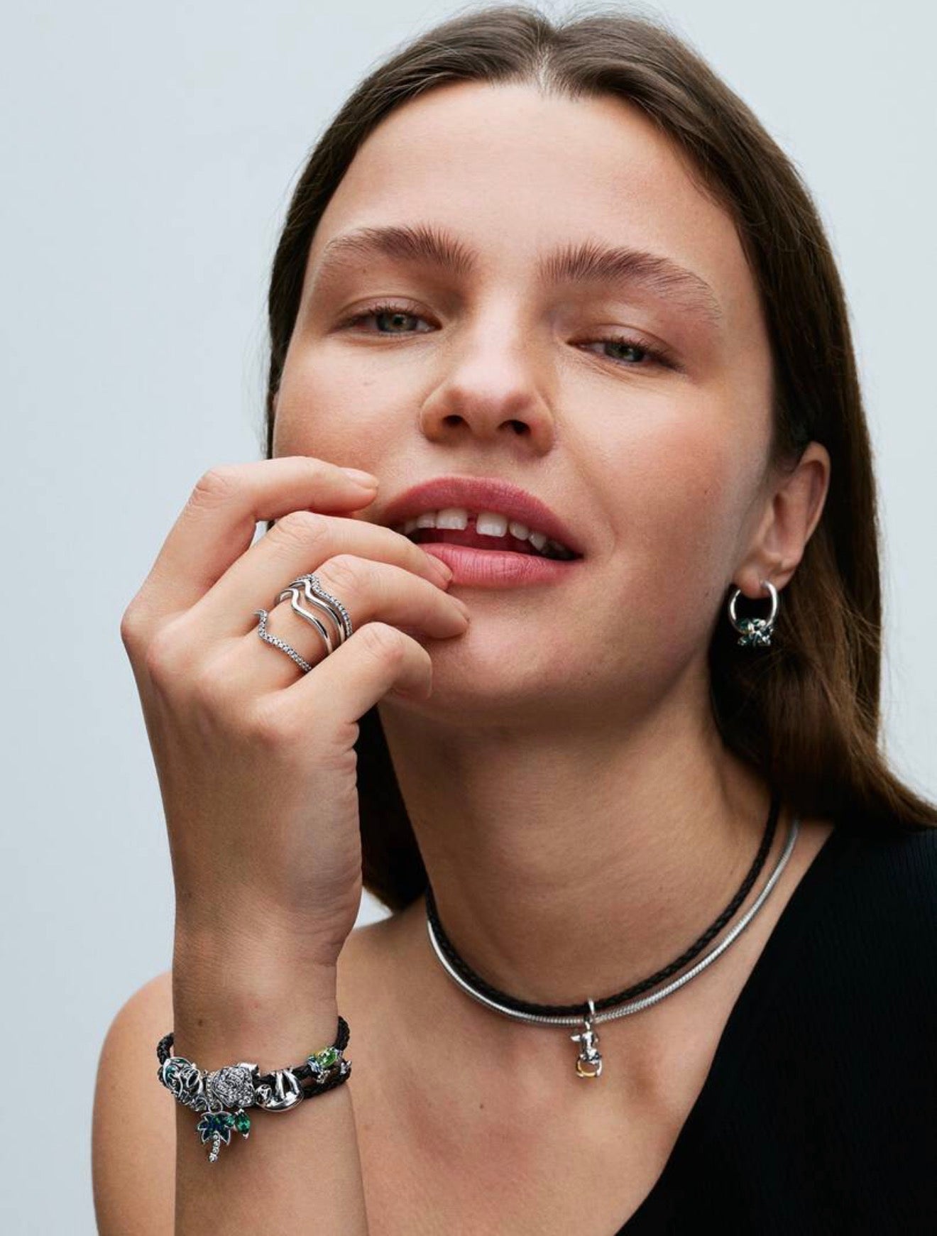 Pandora Climbing Frog Charm