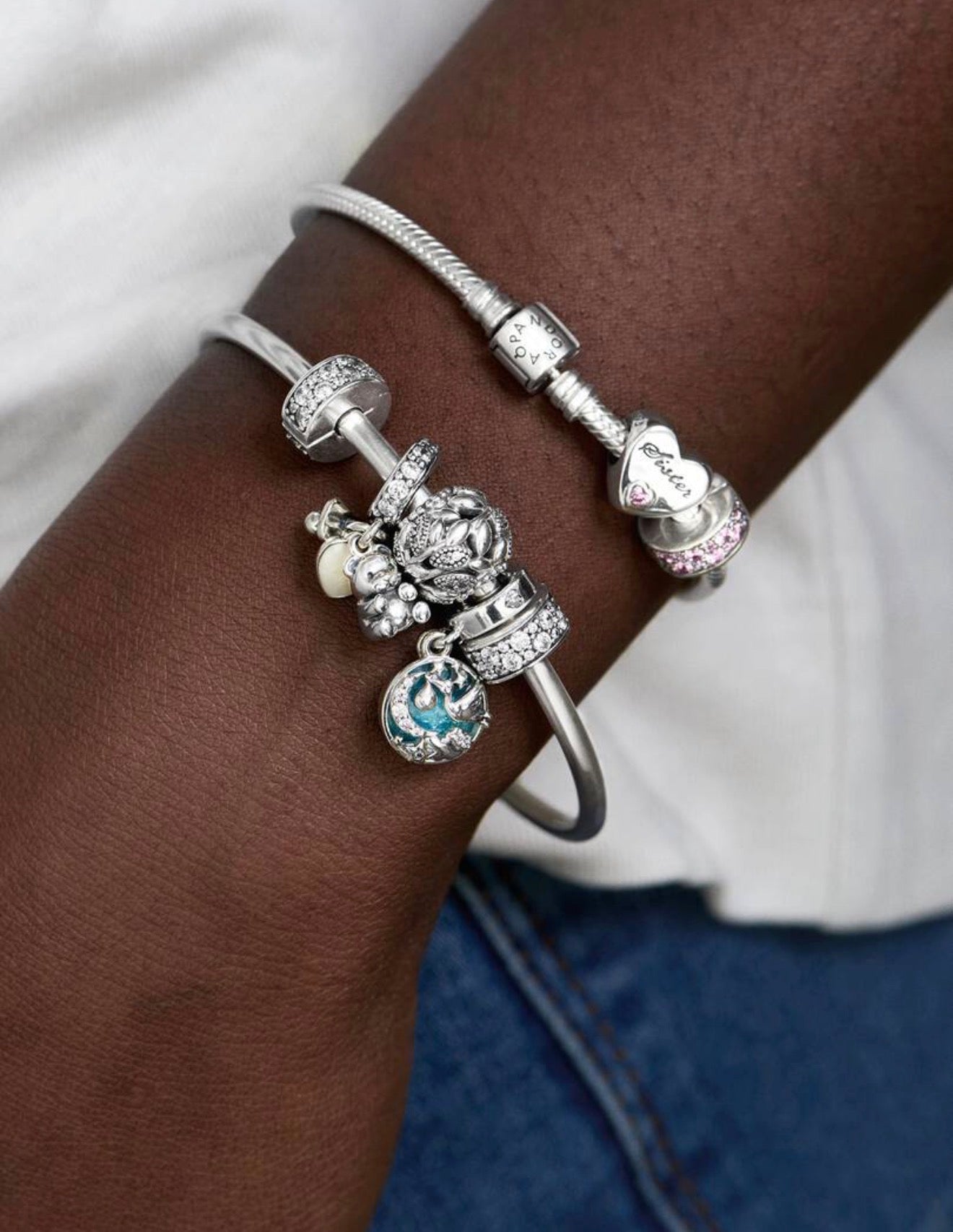Pandora Clear Pavé Clip Charm