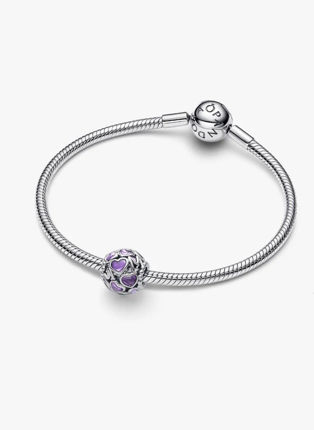 Pandora Openwork Hearts Mom Charm