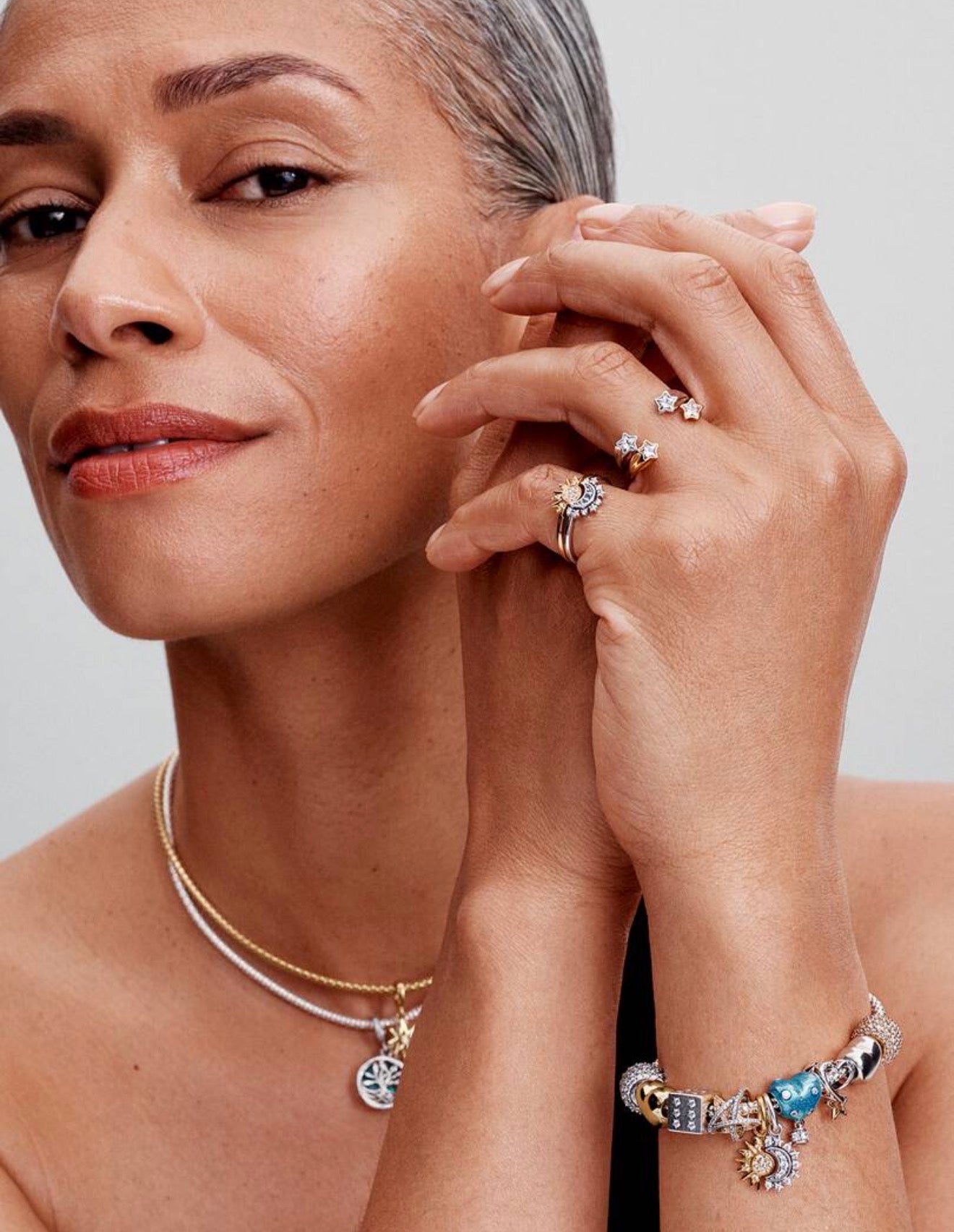 Pandora Splittable Sun & Moon Dangle Charm