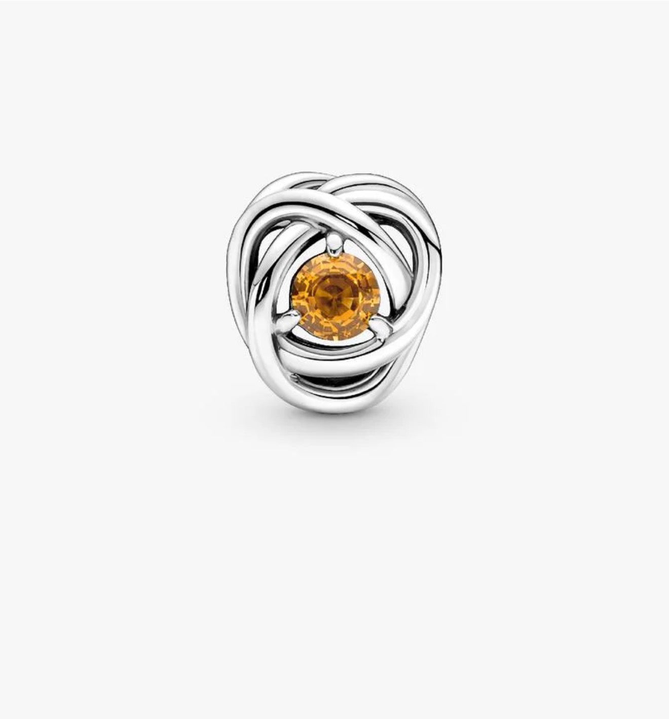 Pandora November Honey Eternity Circle Charm