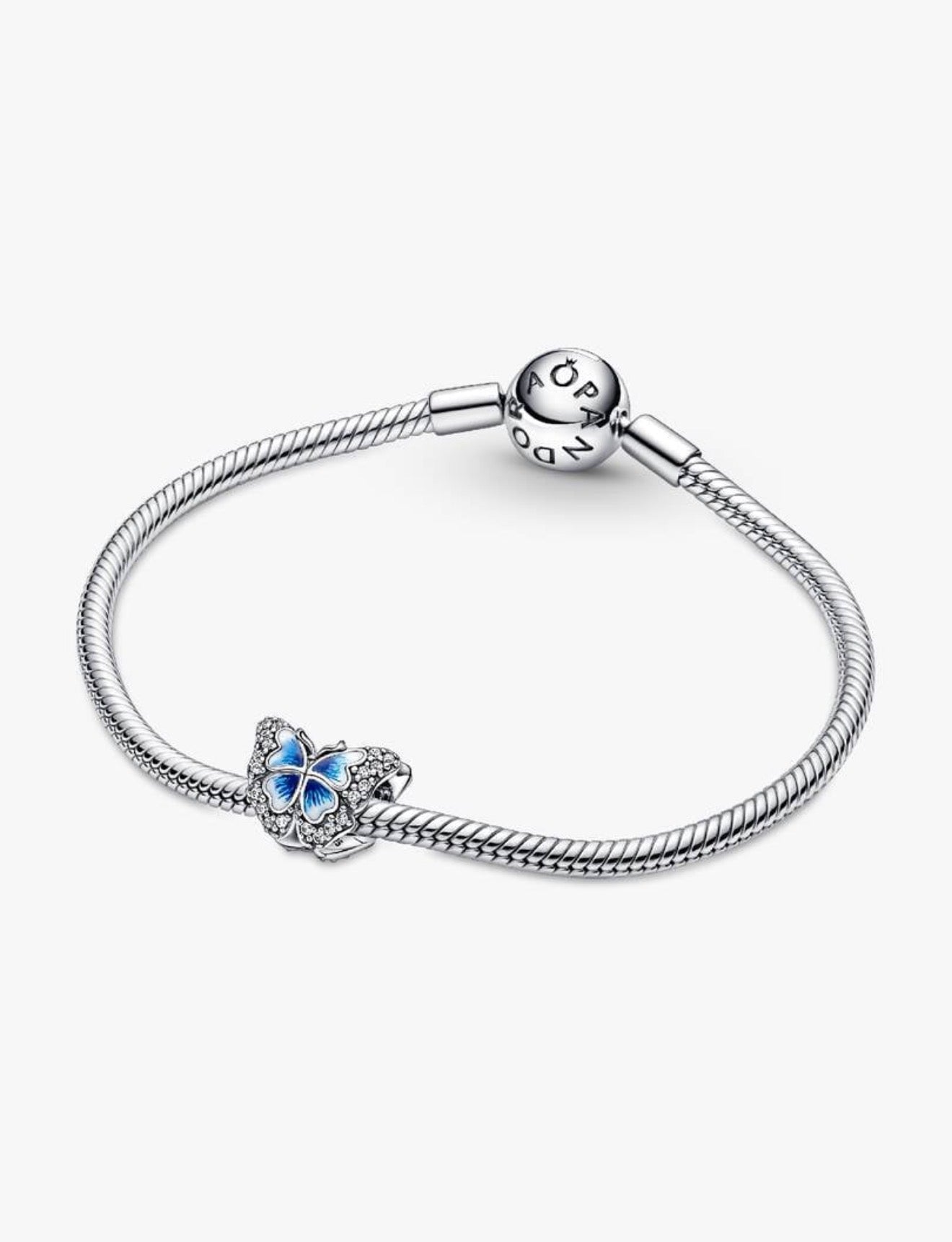 Pandora Blue Butterfly Sparkling Charm