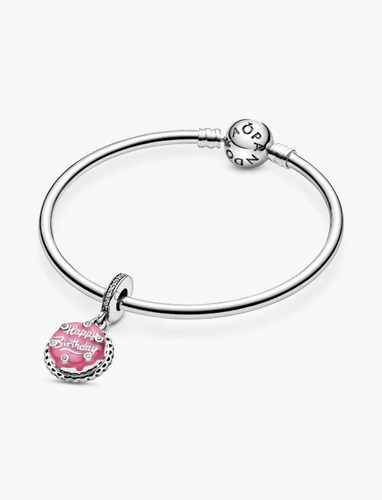 Pandora Pink Birthday Cake Dangle Charm