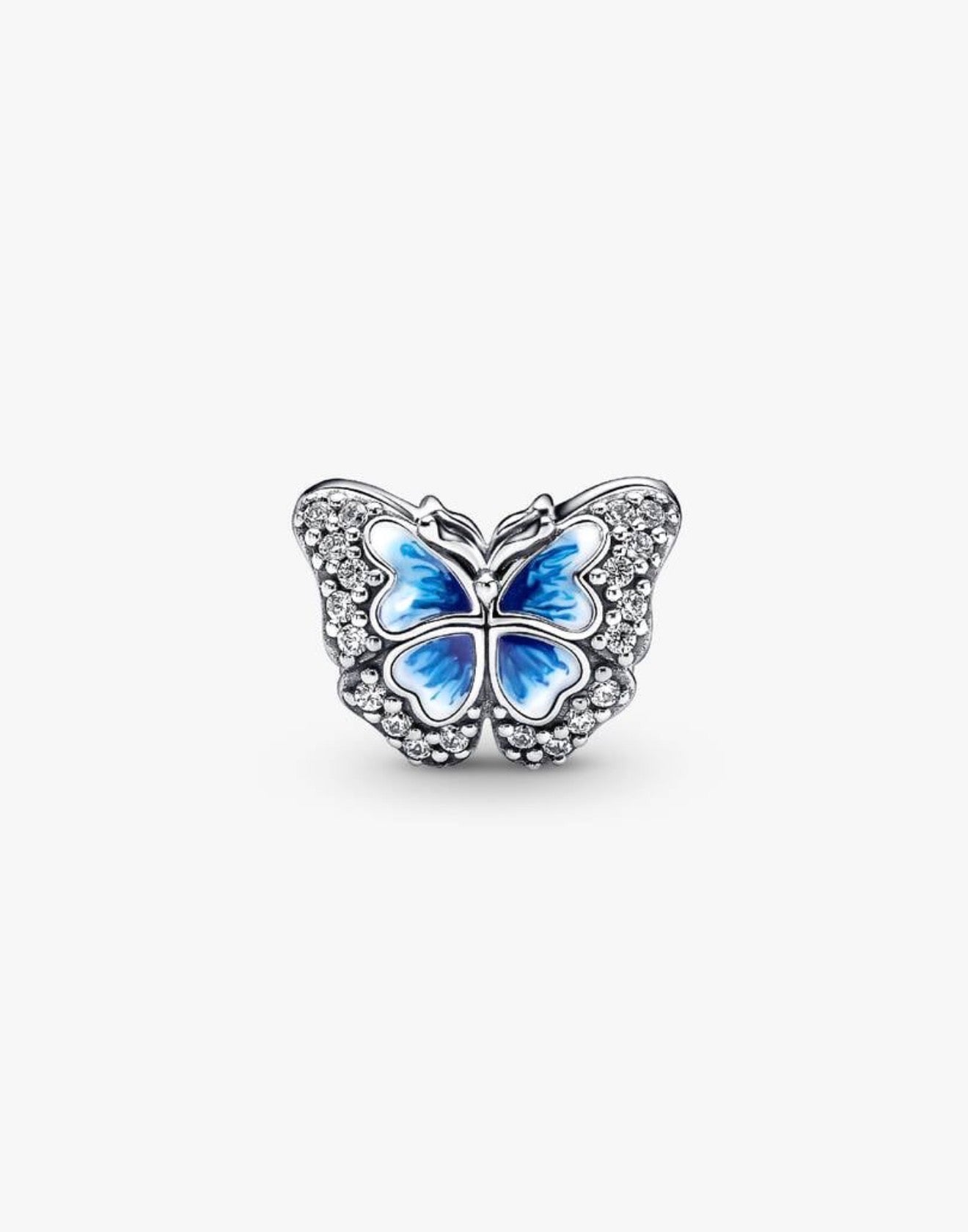 Pandora Blue Butterfly Sparkling Charm