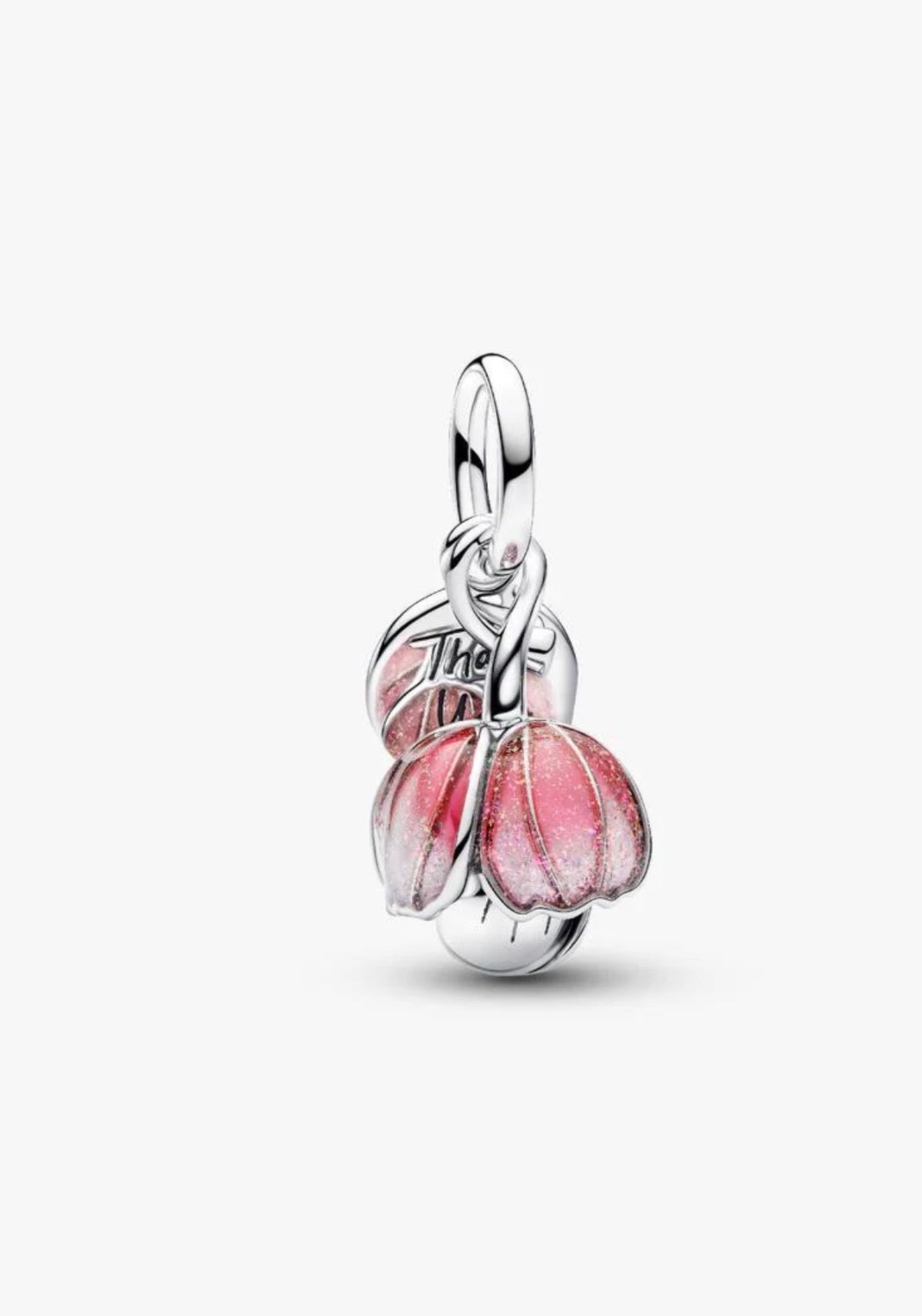 Pandora Two-Tone Blooming Flower Dangle Charm