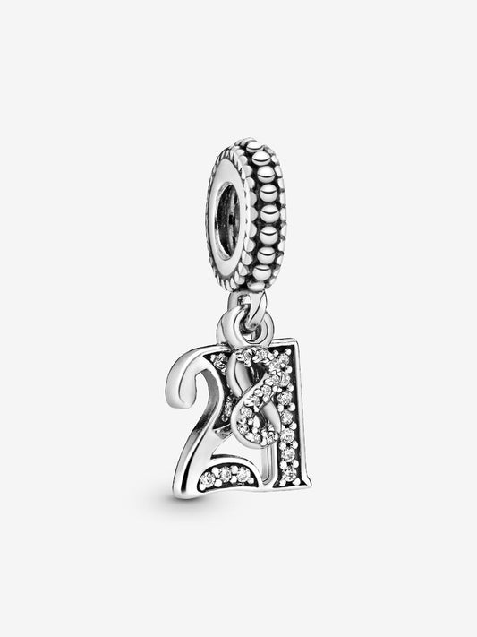 Pandora 21st Celebration Dangle Charm